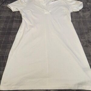 white polo dress